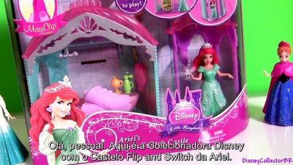 Disney Magiclip Ariel's Flip n Switch Castle Set ToysBR | Princesas-Cenário Magiclip Castelo Toys BR