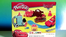 Play Doh Crie com Relâmpago McQueen e Mate do Filme Disney Pixar Carros 2 em Portugues BR Brasil