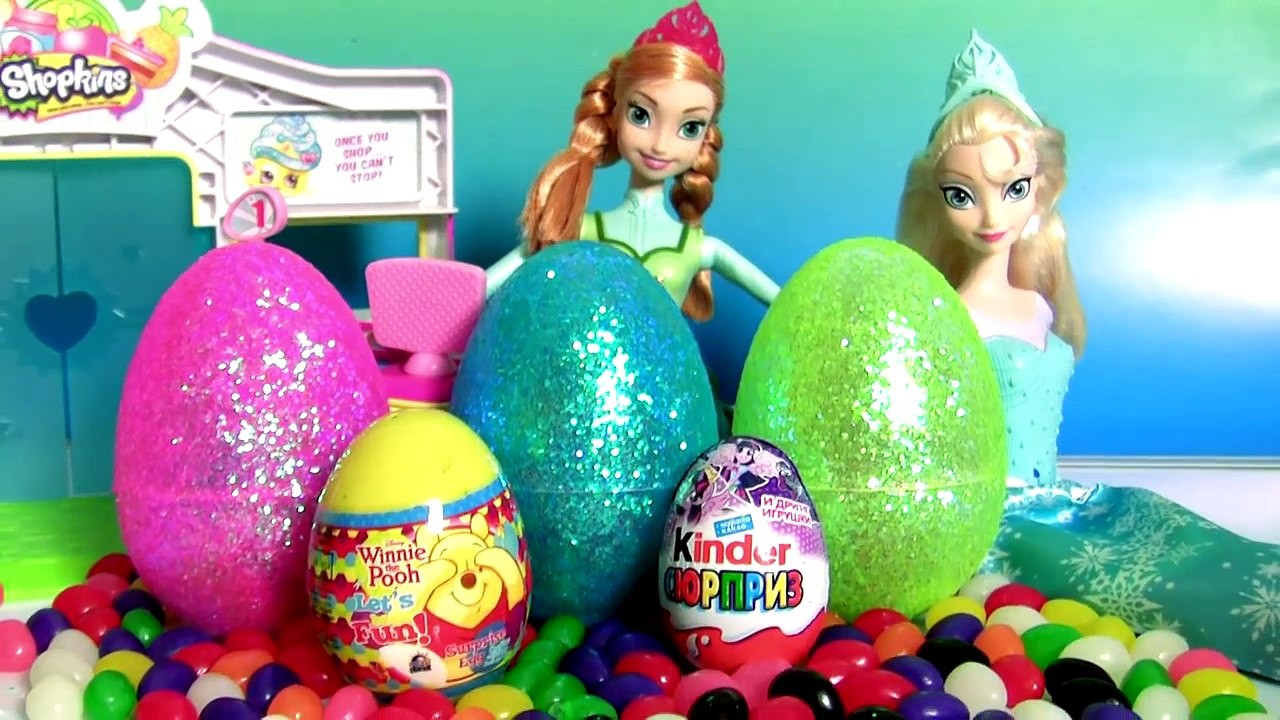 Ovo de Páscoa Gigante Kinder My Little Pony, Winnie the Pooh, Disney Frozen Anna Elsa Monster High