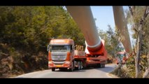 TOP Oversize Load Hugest Blades in the World Transportation and Installation. Wind Turbine