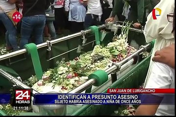 SJL: cámaras de seguridad ayudaron a identificar a presunto asesino de niña de 11 años