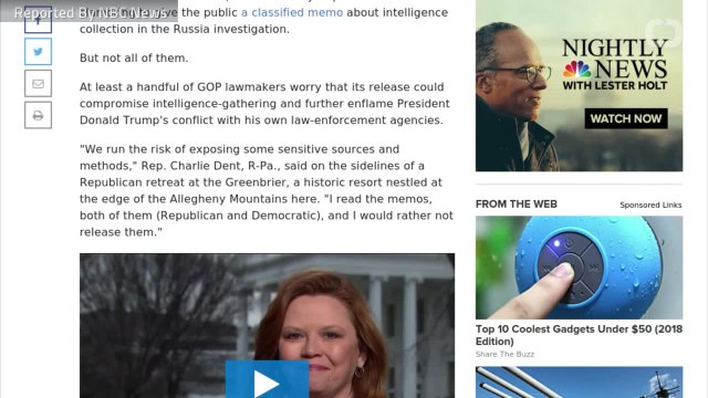Even Some Republicans Uneasy With Trump Releasing Nunes Memo