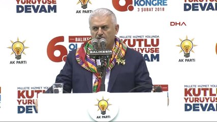 Başbakan Yıldırım AK Parti Balıkesir İl Kongresine Katıldı