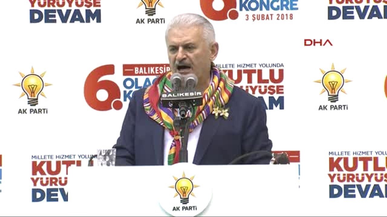 Başbakan Yıldırım AK Parti Balıkesir İl Kongresine Katıldı