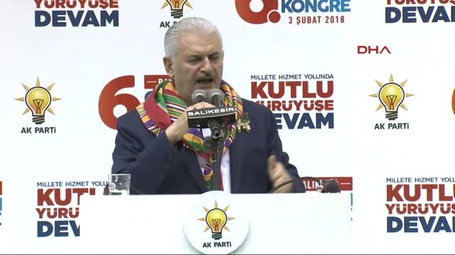 Başbakan Yıldırım AK Parti Balıkesir İl Kongresine Katıldı