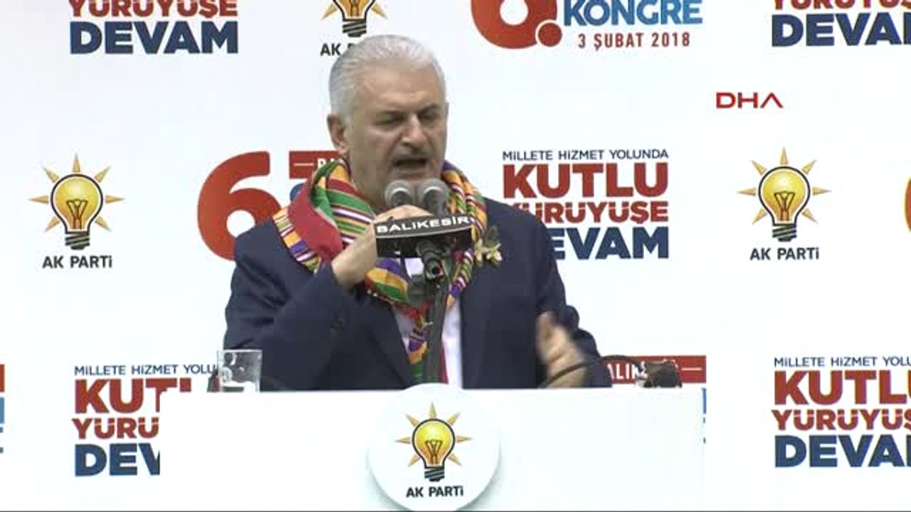 Başbakan Yıldırım AK Parti Balıkesir İl Kongresine Katıldı