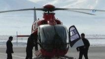 Kars’ta erken dünyaya gelen bebek Ambulans Helikopterle Elazığ’a gönderildi