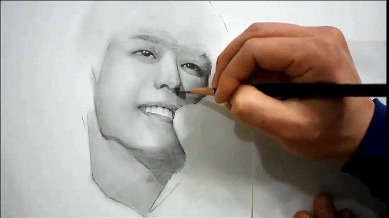 인물드로잉 - 가수 박효신(Park hyo-shin) 그리기/How to draw a face/Drawing a realistic portrait with pencil
