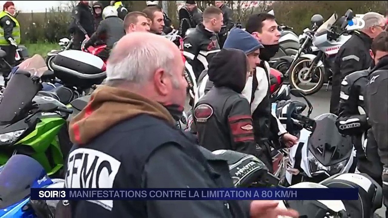 Manifestations contre la limitation à 80 km/h