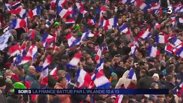 Rugby : la France battue in extremis par l'Irlande