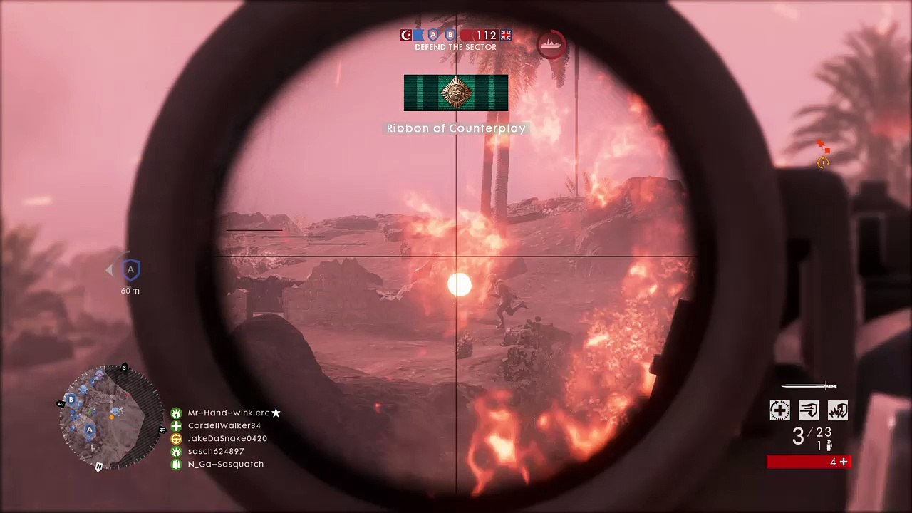 Battlefield 1 sniping