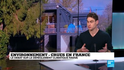 Crues en France : "Le réchauffement climatique intensifie les catastrophes naturelles"