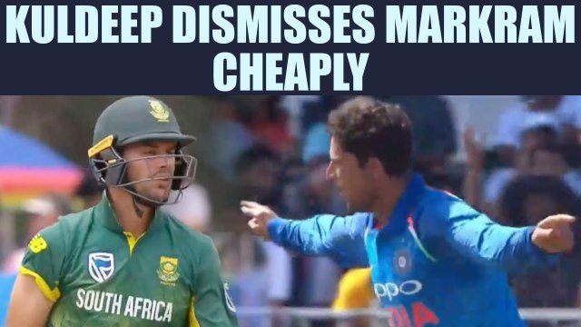 India vs South Africa 2nd ODI : Kuldeep Yadav dismisses Aiden Markram for 8 runs | Oneindia News
