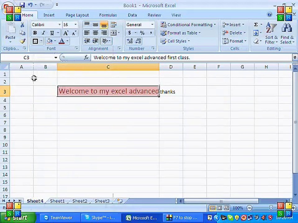 MS Excel Tutorial Urdu Part 2