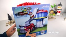 PAW PATROL TOYS CONSTRUCT THE LOOKOUT MARSHALLS FIRE TRUCK AND BUILDING BLOCKS LEGO DUPLO ADVENTURE