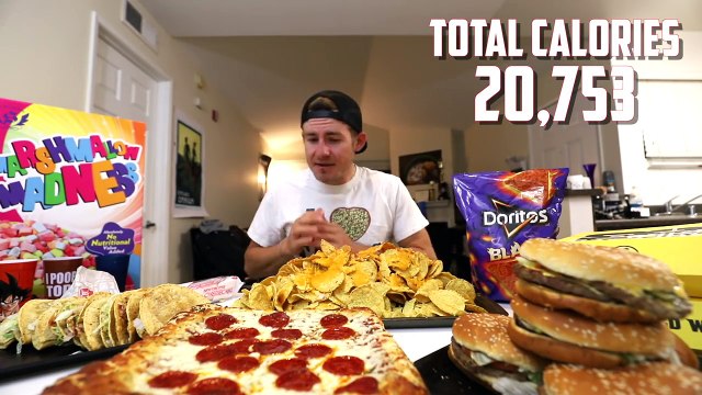 THE FAST FOOD SUPERBOWL FEAST! (20,000+ CALORIES)