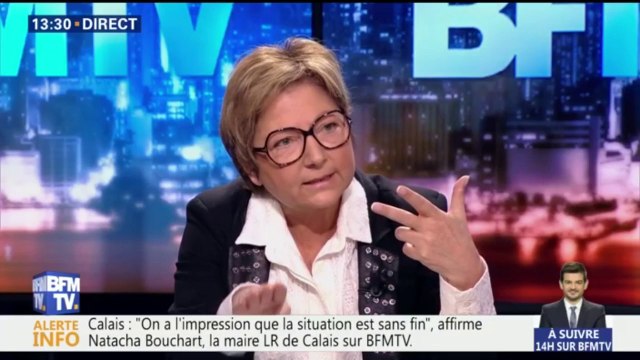 La maire de Calais aimerait voir poursuivis les associatifs qui incitent les migrants à refuser les aides de l'Etat