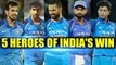 India wins 2nd ODI match against South Africa , 5 Heroes of India's victory | Oneindia News