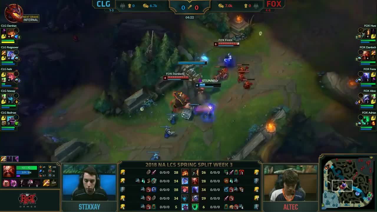 NA LCS Week 3: Echo Fox versus CLG