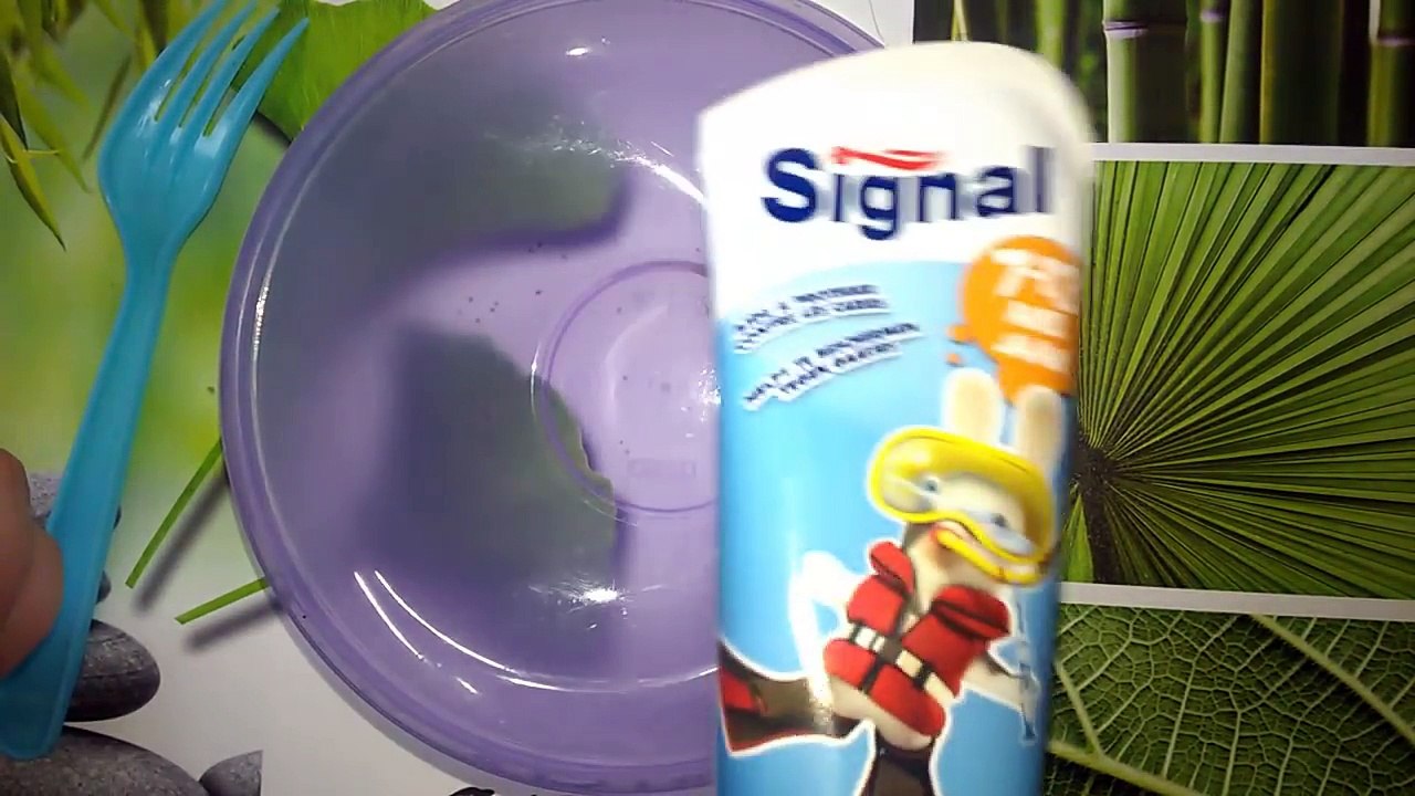 SLIME TEST AVEC DENTIFRICE SANS GOUTTES POUR LES YEUX