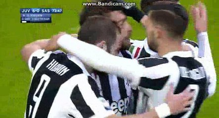 Gonzalo Higuain 2nd Goal - Juventus 6-0 Sassuolo