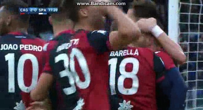 Marco Sau Goal - Cagliari 2-0 SPAL
