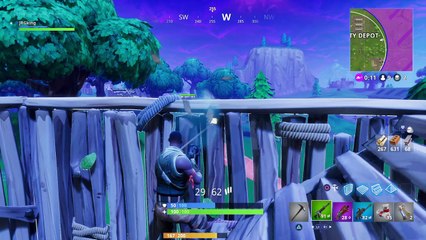 Fortnite DUB MINI-GUN WIN LOW HP WIN