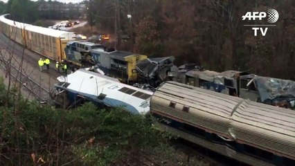 Vidéo amateur montre la scène de la collision entre deux trains