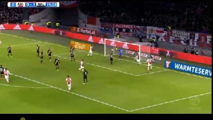 Van De Beek Goal - Ajax vs Breda 1-1 04.02.2018 (HD)