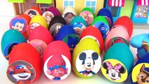 21 Play-doh Easter Surprise Toy Eggs: TROLLS Poppy, Paw Patrol Chase, Disney Jr. Mickey Minnie TUYC