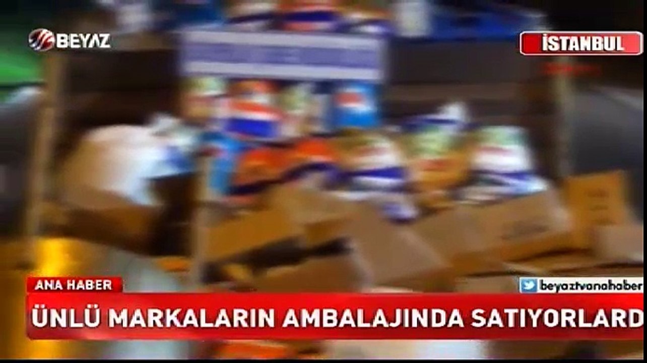 Sahte deterjan operasyonu