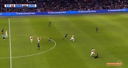 David Neres Goal HD -  Ajax	2-1	Breda 04.02.2018