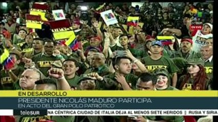 Maduro: Gran Polo Patriótico va unido a elecciones presidenciales
