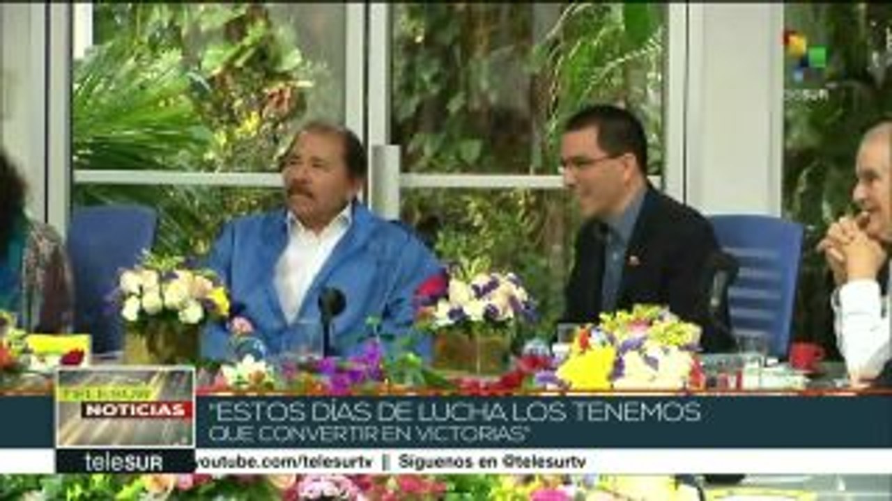 Murillo: Nicaragua recibe a Arreaza como acto de solidaridad con Vzla