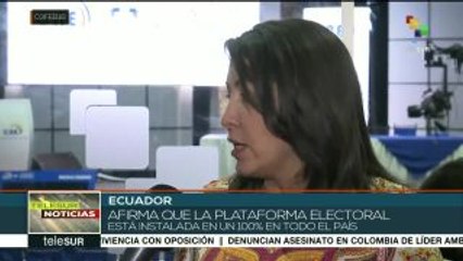 Ecuador: ciudadanía espera en tranquilidad jornada electoral