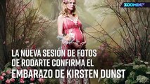 Kirsten Dunst revela su embarazo en una campaña