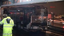 Haramidere'de Metrobüs Kazası; Yaralılar Var