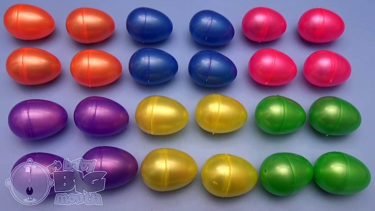 Learn Patterns with Surprise Eggs! Opening Surprise Eggs filled with Toys! Lesson 28