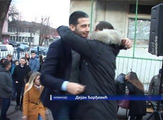 Ministar omladine i sporta Vanja Udovičić u Boru, 4. februar 2018. (RTV Bor)