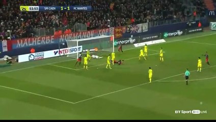 But Damien Da Silva Caen 2-1 Nantes / Ligue1