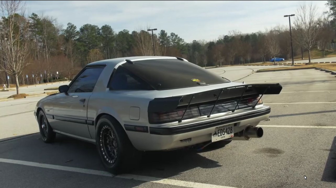 Twin Turbo 1UZ Mazda RX-7 Review! - 9 Second MONSTER on the Street