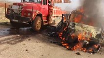 قصف مكثف على ريف إدلب ومدينة سراقب