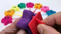 Learn Colours Numbers & Shapes Glitter Play Doh Star Lollipop & Babys Shape Sorting Fun for Kids