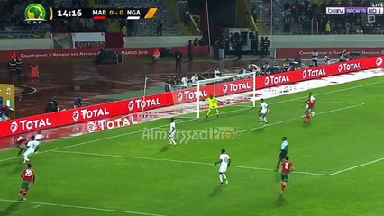 ضربة مقص أيوب الكعبي الرائعة أمام نيجيريا