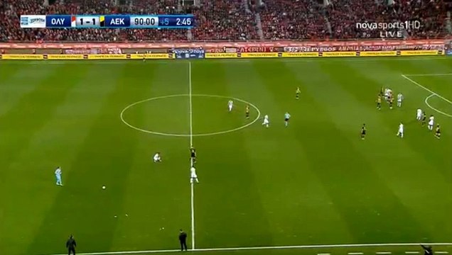 Georgios Giakoumakis Goal HD - Olympiakos Piraeus 1-2 AEK Athens FC 04.02.2018