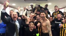 Οι ξέφρενοι πανηγυρισμοί των παικτών της ΑΕΚ μετά τη νίκη - Ολυμπιακός 1-2 ΑΕΚ - 04.02.2018