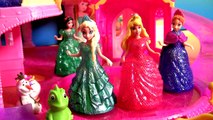 Play Doh Palácio Real Mágico das Princesas Anna Elsa Glitter Glider Magiclip Disney FROZEN Completo