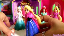 Boneca Rapunzel MagiClip Princesas Disney Frozen Anna e Elsa Uma Aventura Congelante Magic Clip