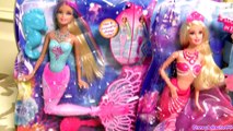Boneca Barbie Sereia Cores Mágicas Lumina A Sereia das Pérolas Color Changers Fashion Doll
