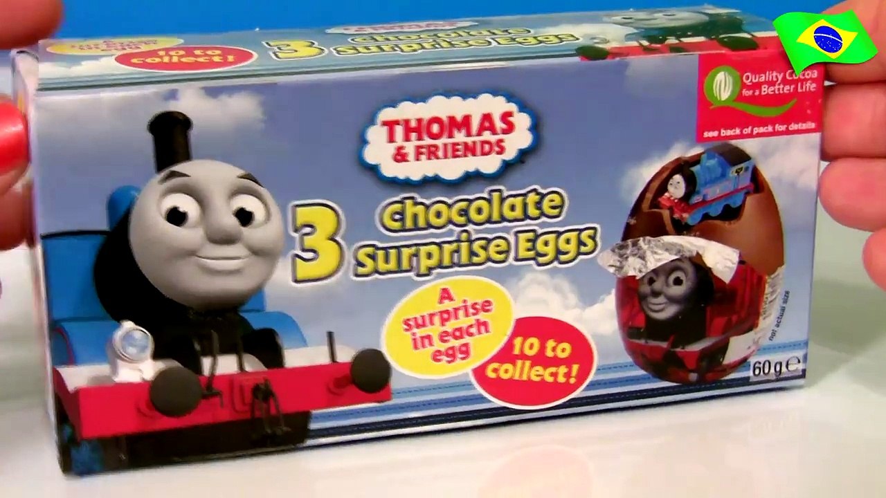 Surprise Eggs Thomas & Friends Ovos de Chocolate Surpresa do Thomas e Seus Amigos Review
